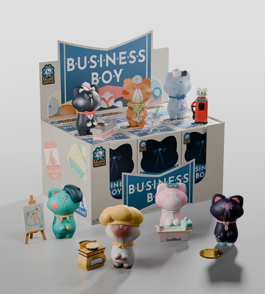 Business Boy Mini Figures S1 8 cm Blind Box Display (6)