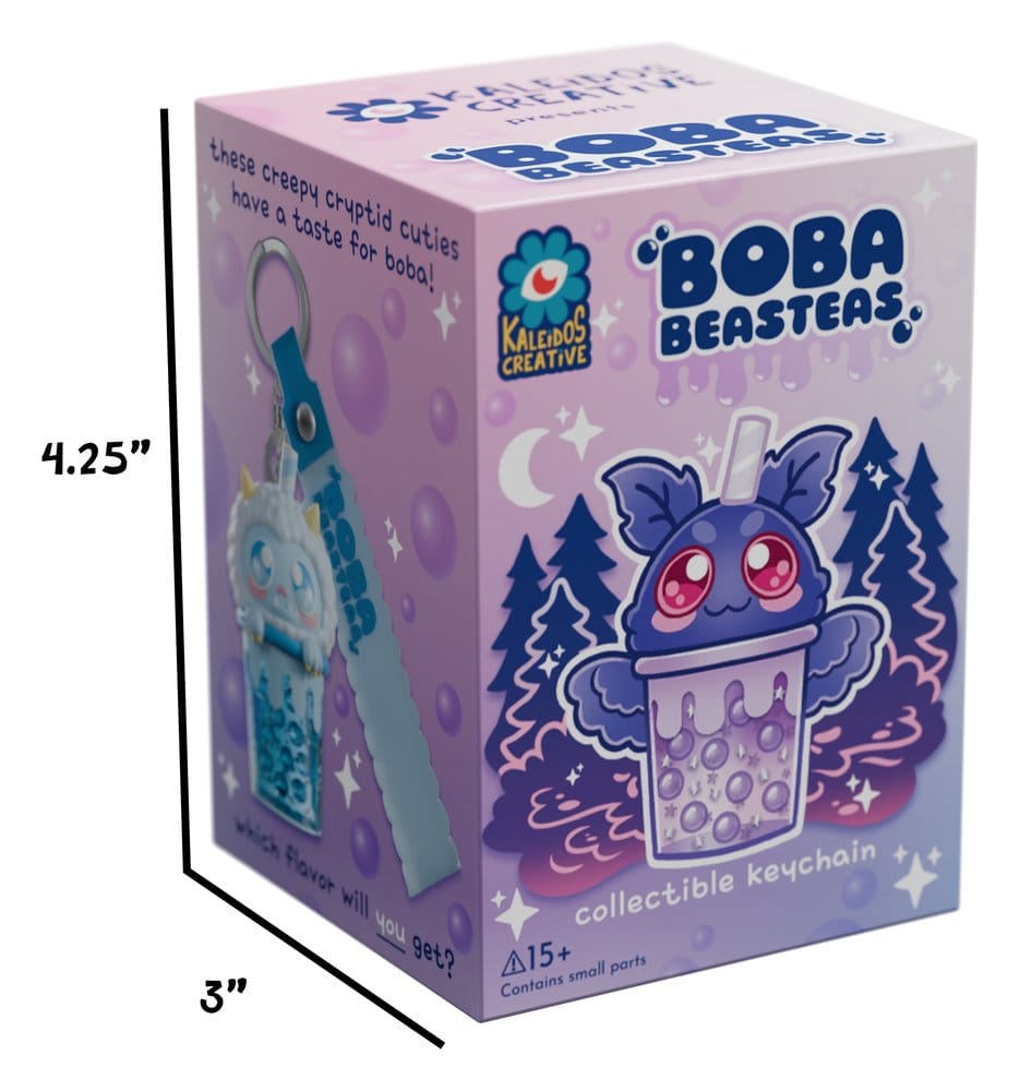 Boba Beasteas Keychain 8 cm Blind Box Display (8)