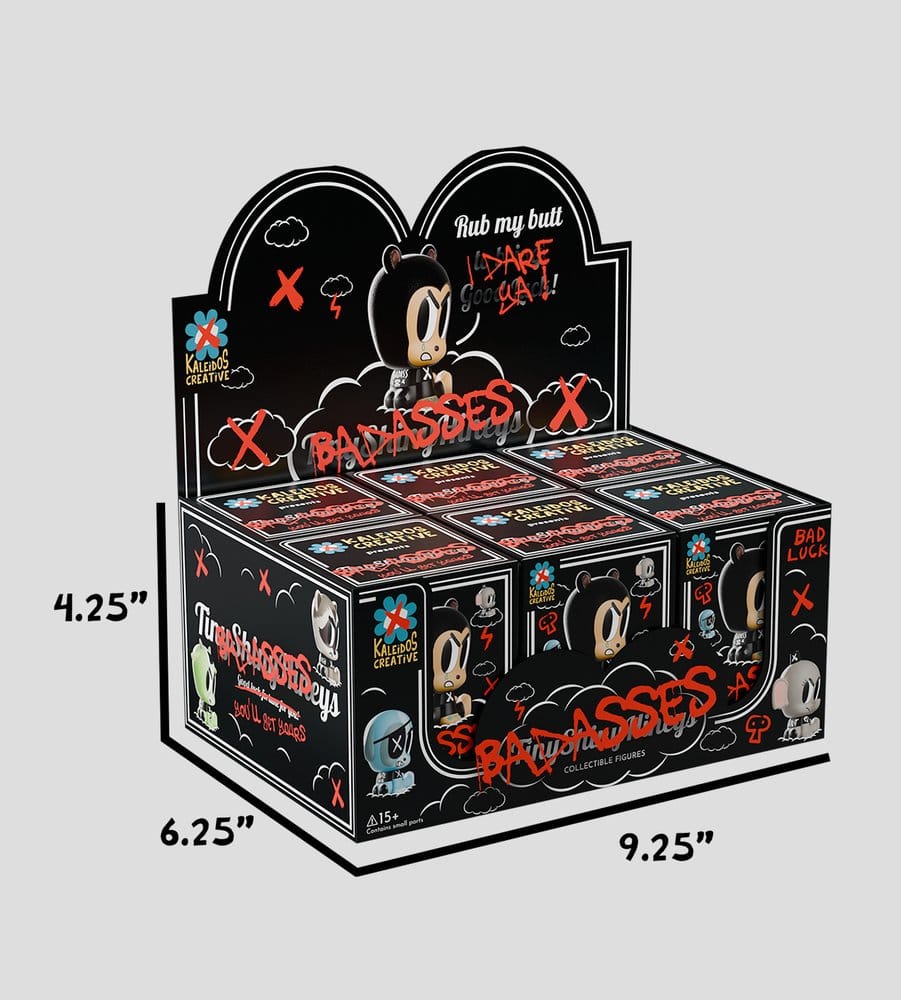 Tiny Shiny Hiney Peakers Mini Figures S2 7 cm Blind Box Display (6)