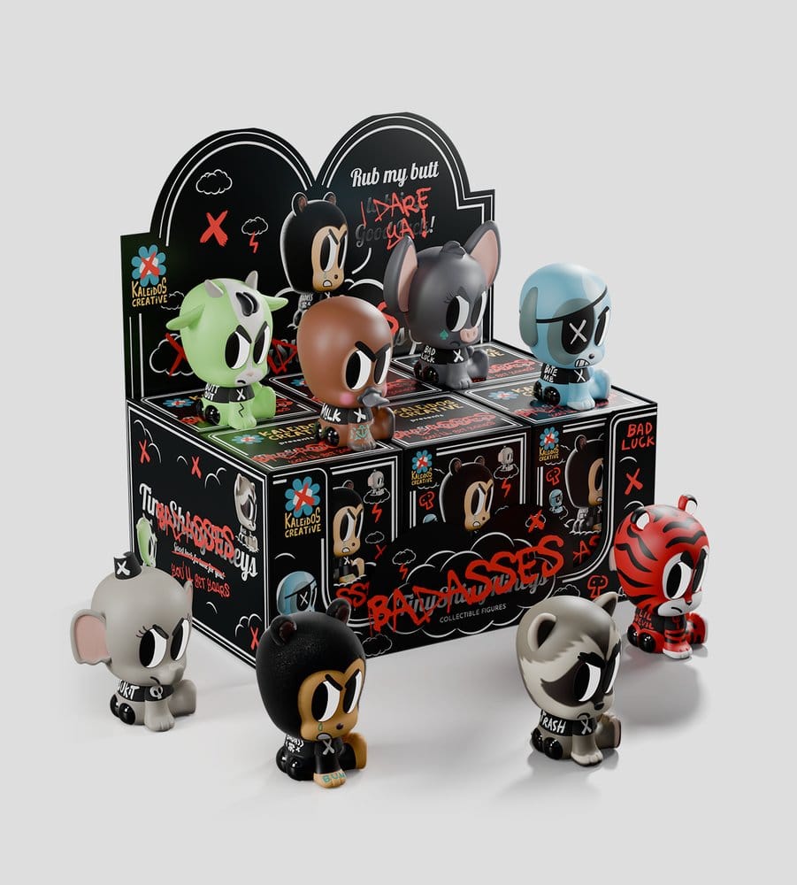 Tiny Shiny Hiney Peakers Mini Figures S2 7 cm Blind Box Display (6)