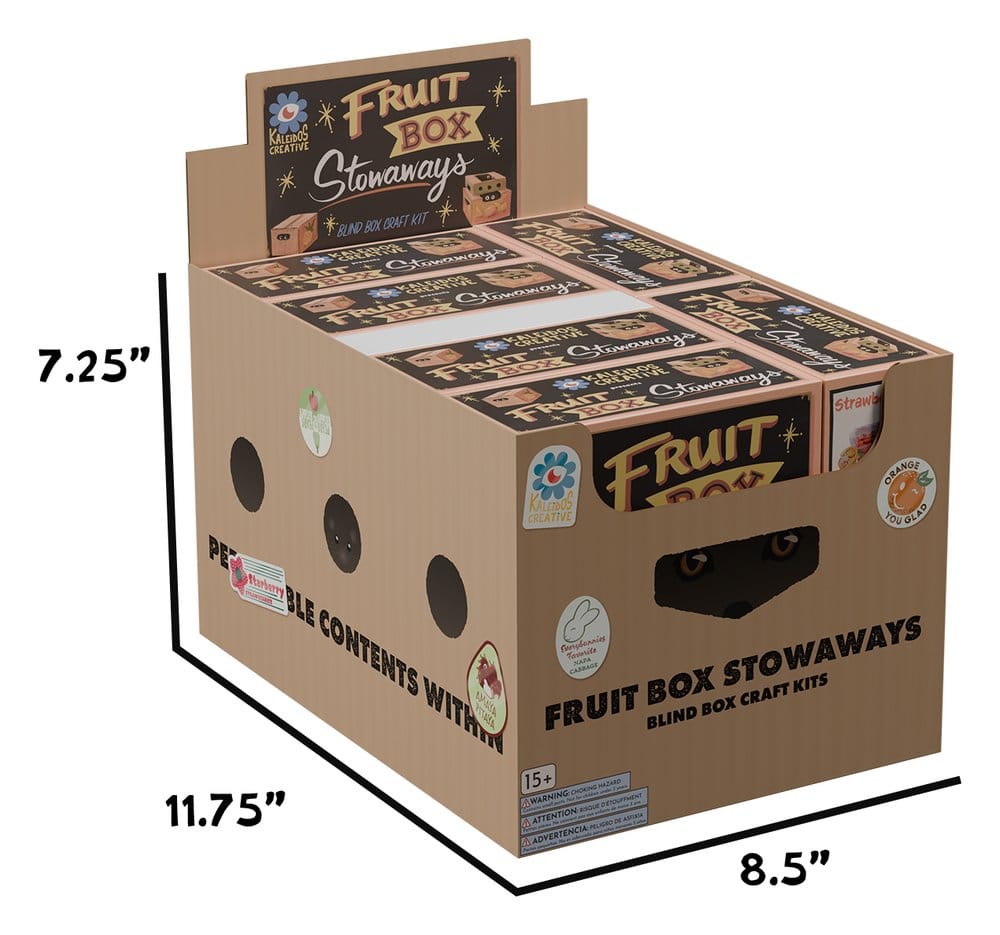 Fruit Box Stowaways DIY Craft Kit Blind Box Display (6)