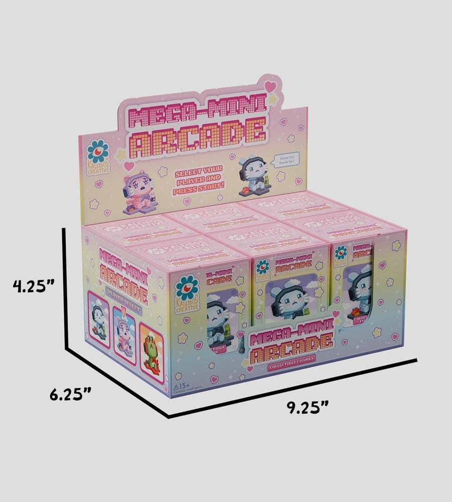 Mega Mini Arcade Mini Figures S1 6 cm Blind Box Display (6)