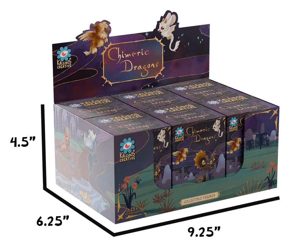 Chimeric Dragons Mini Figures S1 8 cm Blind Box Display (6)