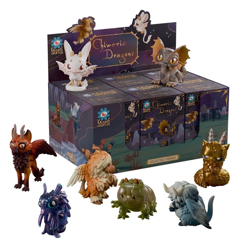 Chimeric Dragons Mini Figures S1 8 cm Blind Box Display (6)