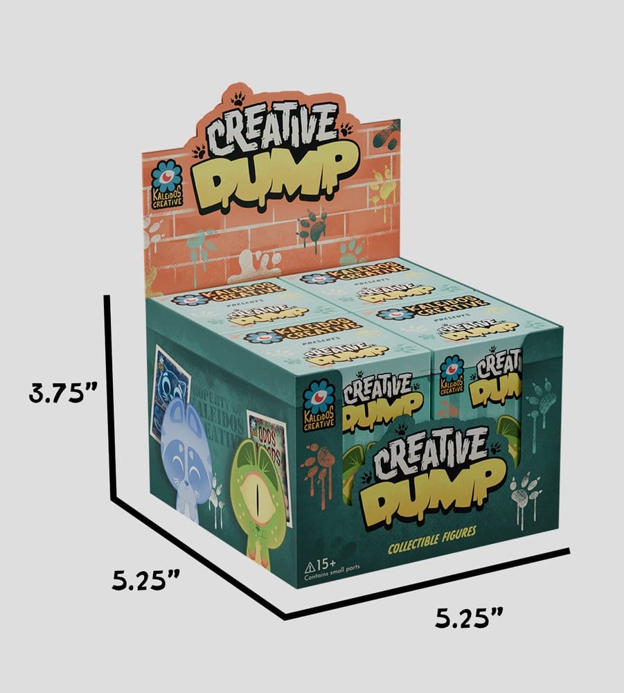 Creative Dump Mini Figures S1 7 cm Blind Box Display (4)