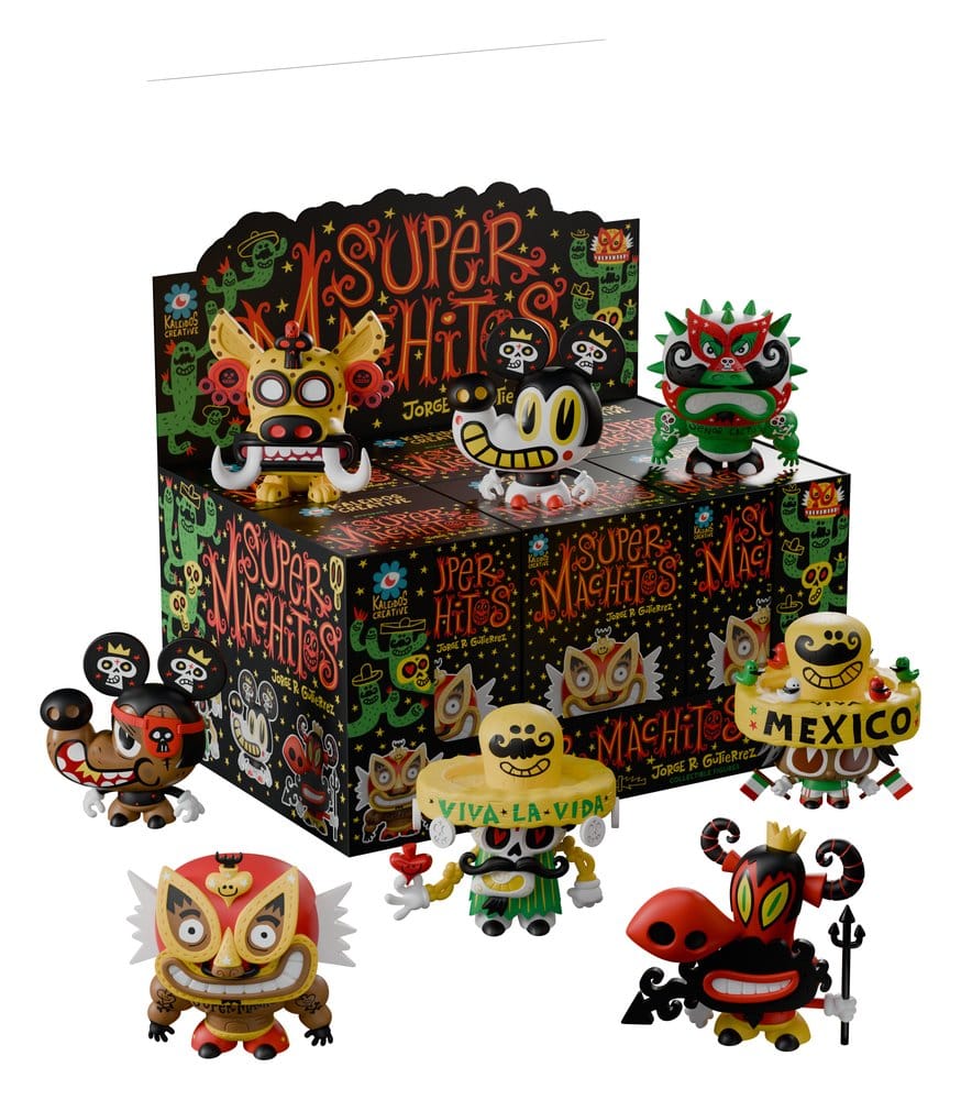 Super Machito Mini Figures S1 10 cm Blind Box Display (6)