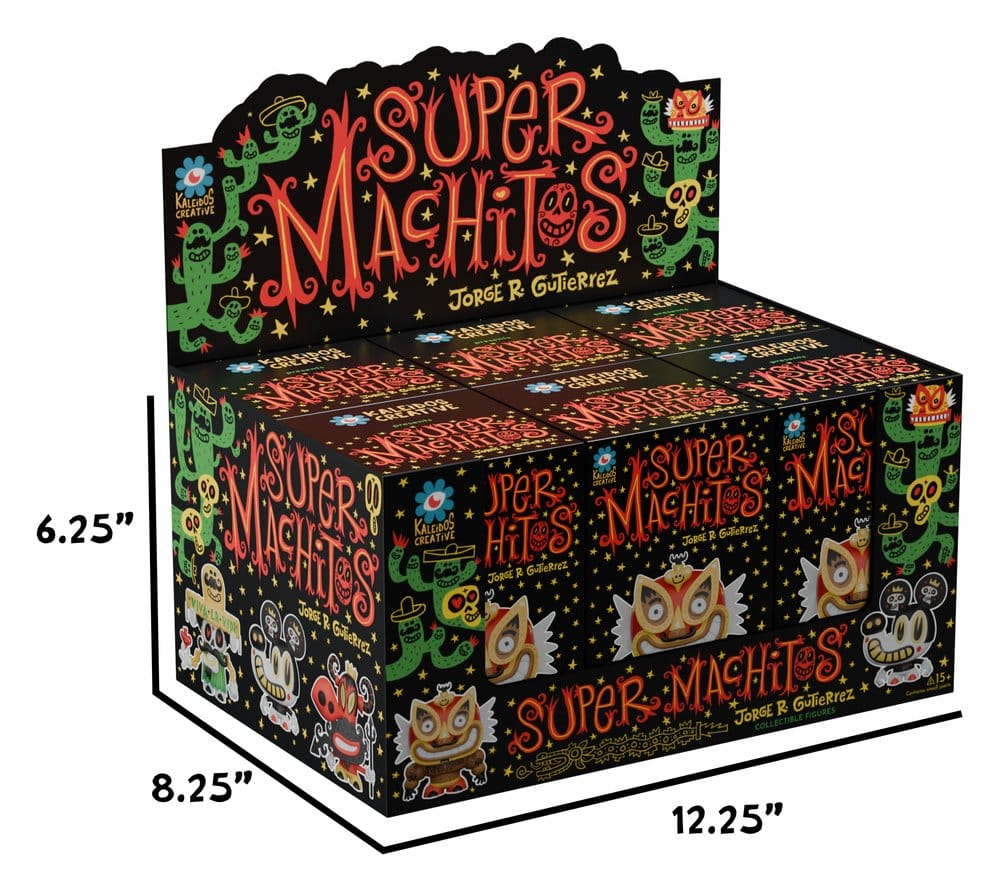 Super Machito Mini Figures S1 10 cm Blind Box Display (6)