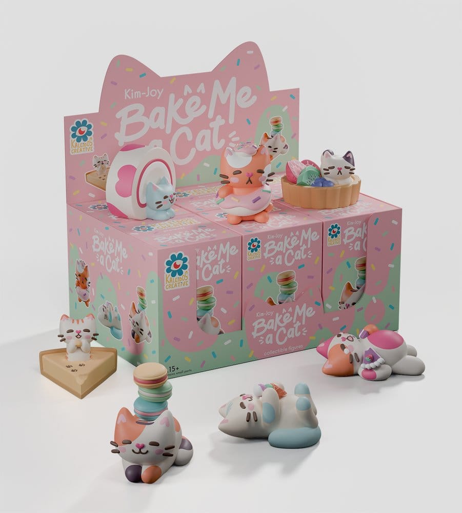 Bake Me a Cat Mini Figures S1 7 cm Blind Box Display (6)