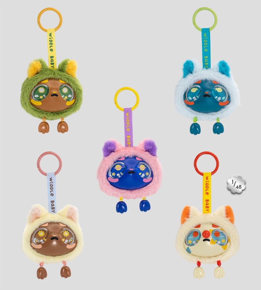 Widdle Baby Keychains 7 cm Blind Box Display (4)