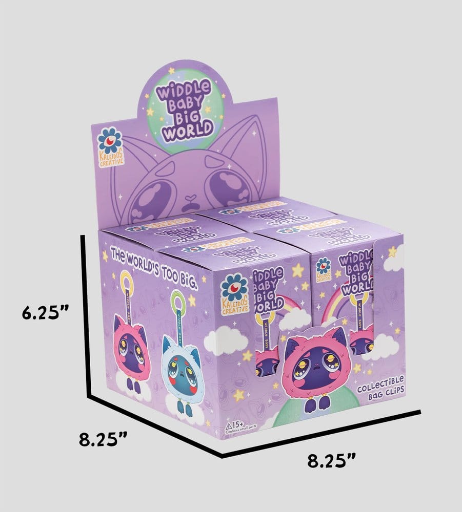 Widdle Baby Keychains 7 cm Blind Box Display (4)
