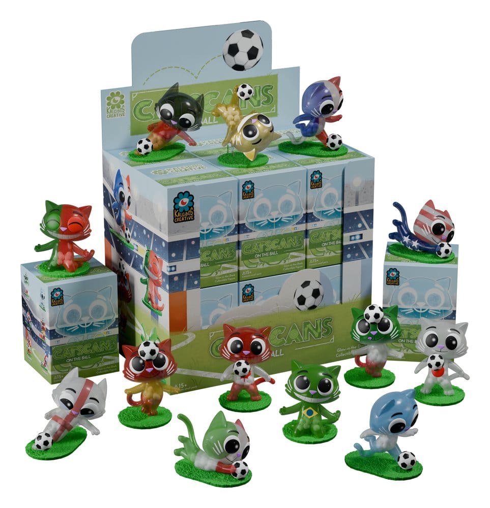 Cat Scans Mini Figures S3 - On the Ball 6 cm Blind Box Display (12)