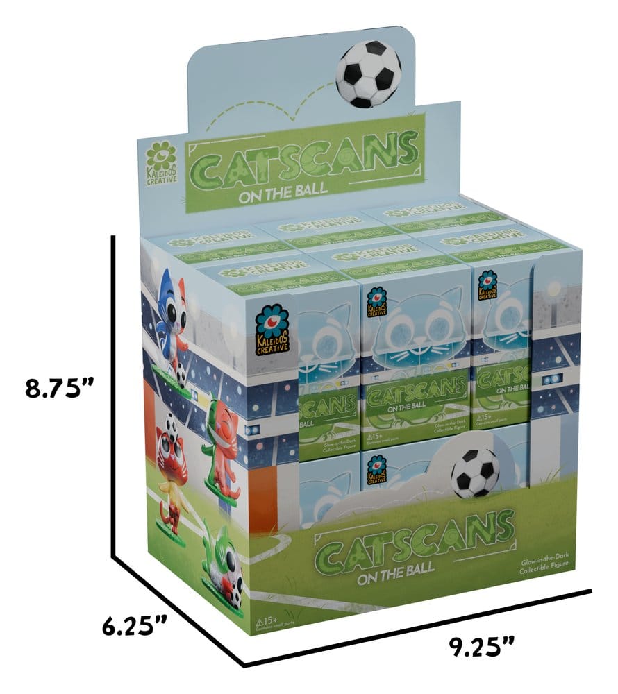 Cat Scans Mini Figures S3 - On the Ball 6 cm Blind Box Display (12)