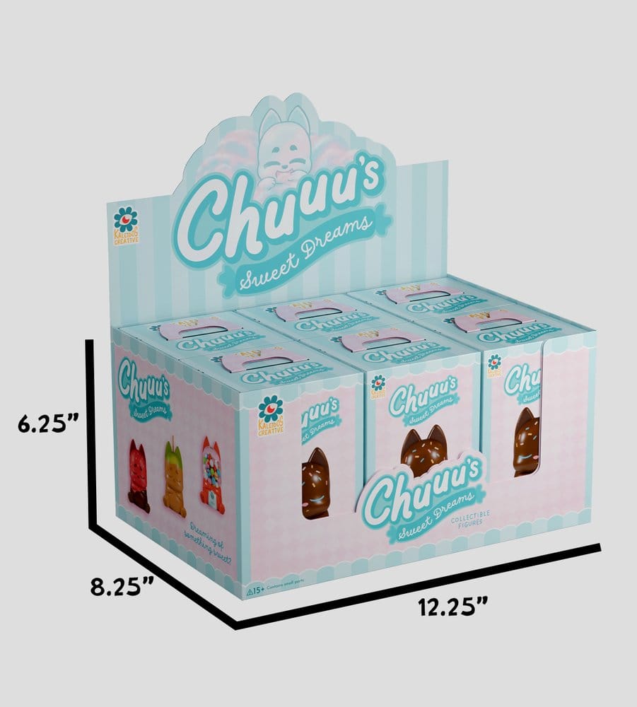 Chuuu Vinyl Mini Figures S2 Sweet Treats 11 cm Blind Box Display (6)