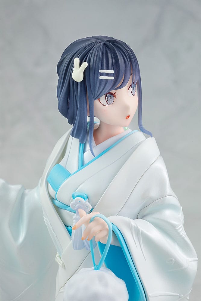 Rascal Does Not Dream of a Bunny Girl Senpai Statue 1/7 Mai Sakurajima White Kimono Ver. 23 cm