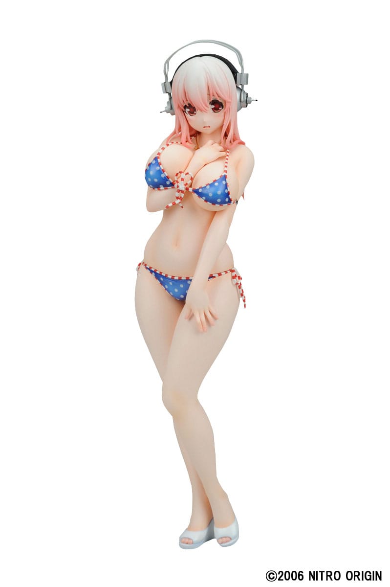 Nitro Super Sonic PVC Statue 1/6 Super Sonico Paisura Bikini Ver. Wiederholung 28 cm