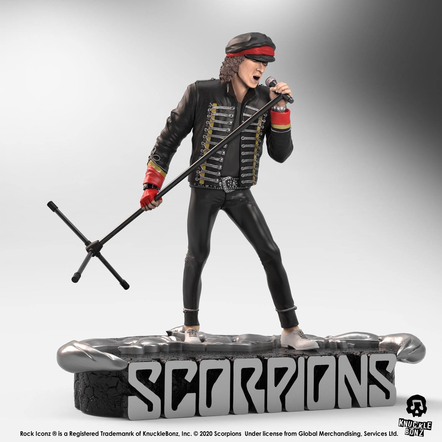 Scorpions Rock Iconz Statue Klaus Meine Limited Edition 22 cm