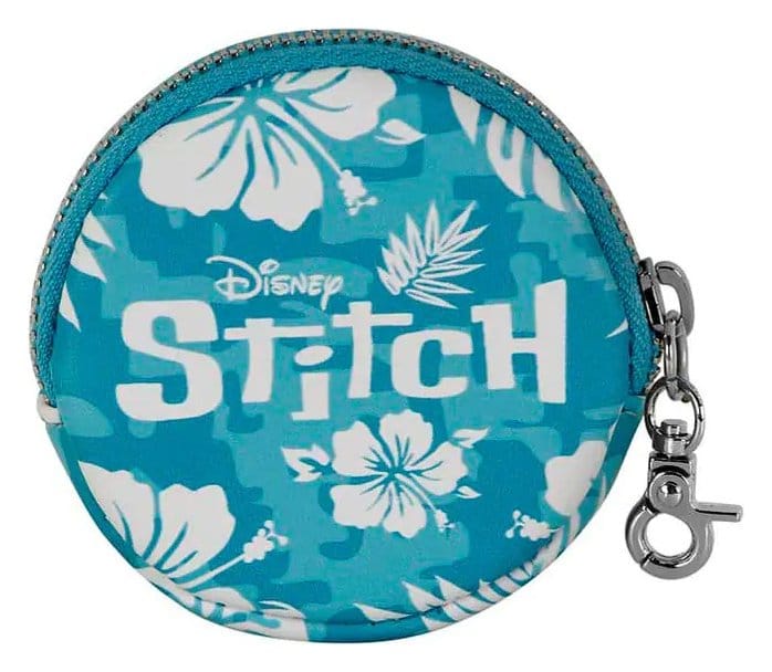 Lilo & Stitch Face-Cookie Coin Purse Aloha Blue