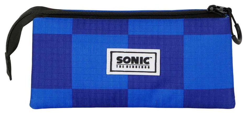 Sonic - The Hedgehog Triple Pencil case SEGA Sight Blue