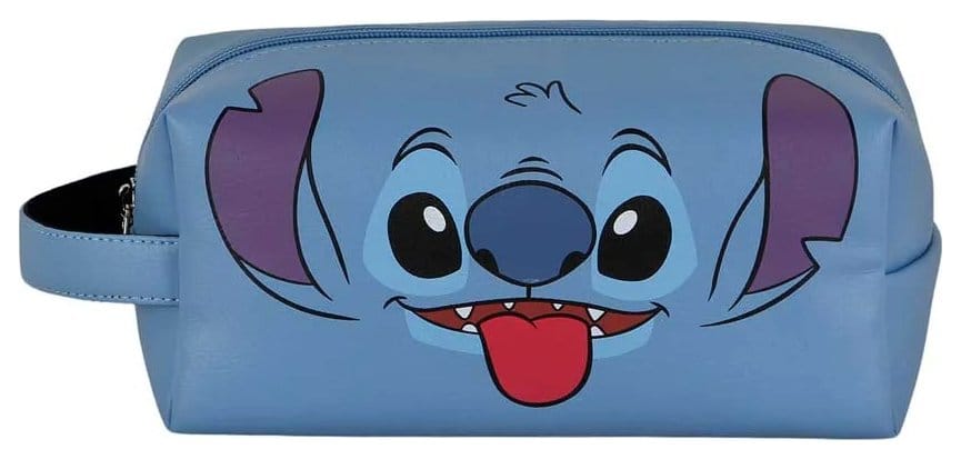 Lilo & Stitch Plus Brick Travel Toiletry Bag Tongue Blue