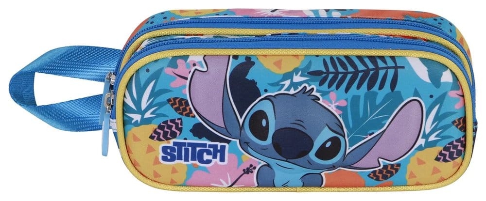 Lilo & Stitch 3D Double Pencil case Colors Turquoise