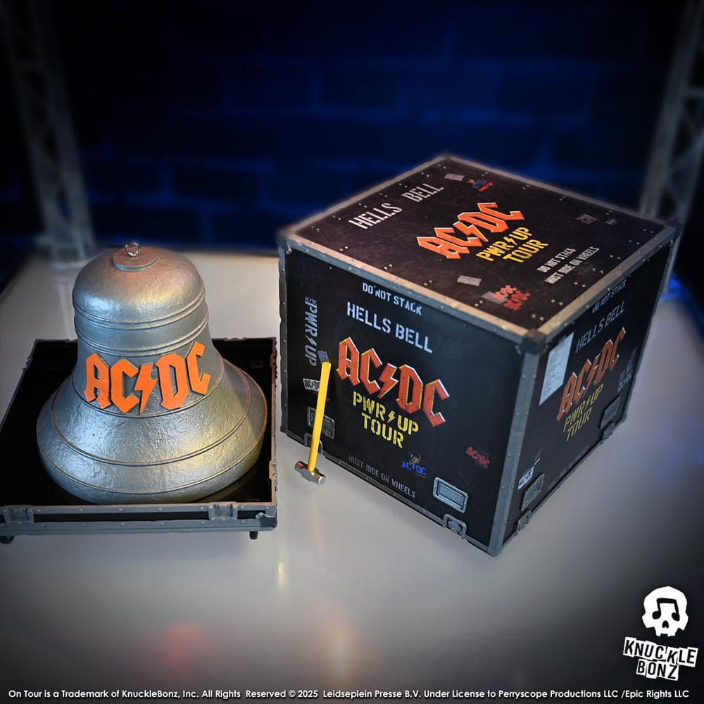 AC/DC Rock Iconz On Tour Statue PWR UP Tour Hells Bell