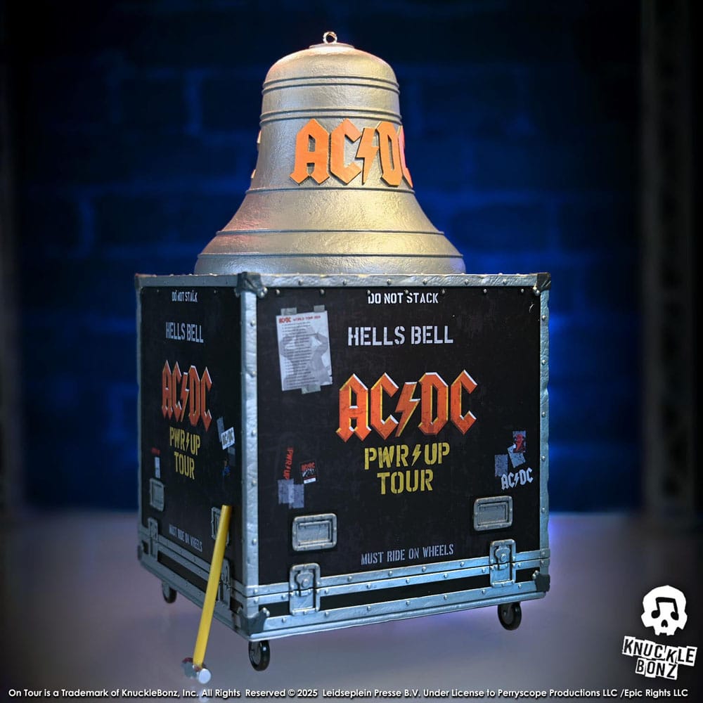 AC/DC Rock Iconz On Tour Statue PWR UP Tour Hells Bell