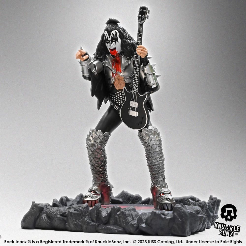 Kiss Rock Iconz Statue Der Dämon (Zerstörer) 22 cm