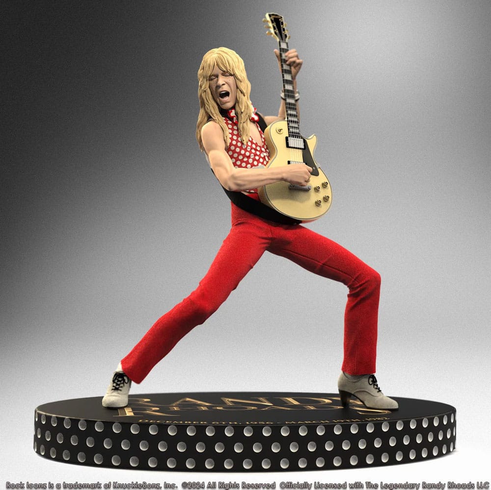 Randy Rhoads IV Rock Iconz Statue The Early Years Red Version 24 cm