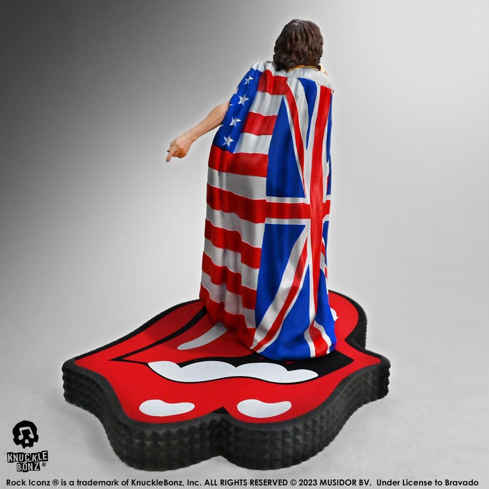 Die Rolling Stones Rock Iconz Statue Mick Jagger (Tattoo You Tour 1981) 22 cm