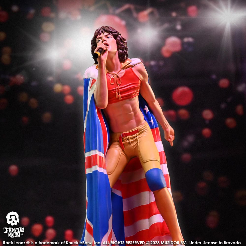 Die Rolling Stones Rock Iconz Statue Mick Jagger (Tattoo You Tour 1981) 22 cm