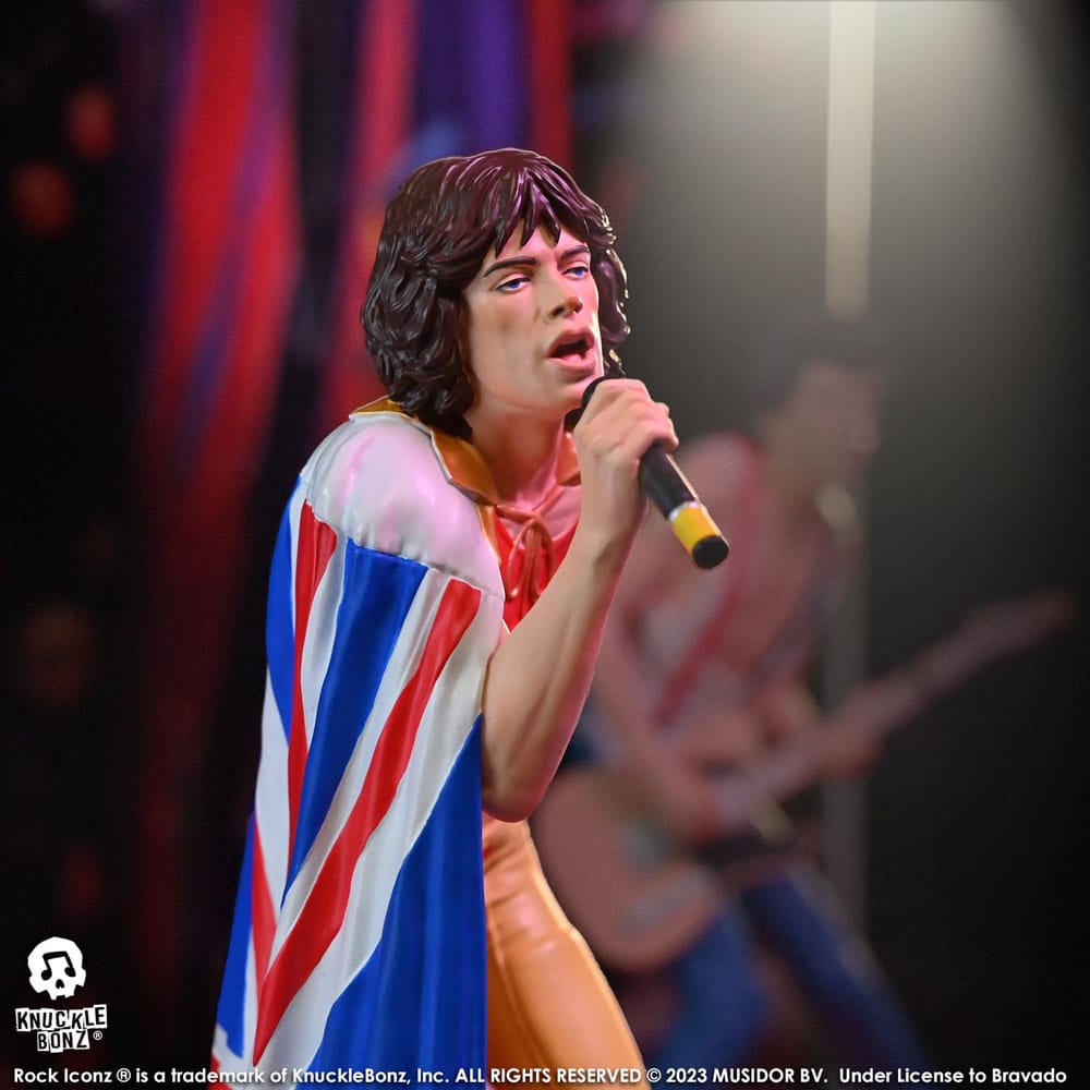 Die Rolling Stones Rock Iconz Statue Mick Jagger (Tattoo You Tour 1981) 22 cm