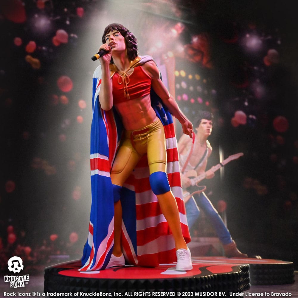 Die Rolling Stones Rock Iconz Statue Mick Jagger (Tattoo You Tour 1981) 22 cm