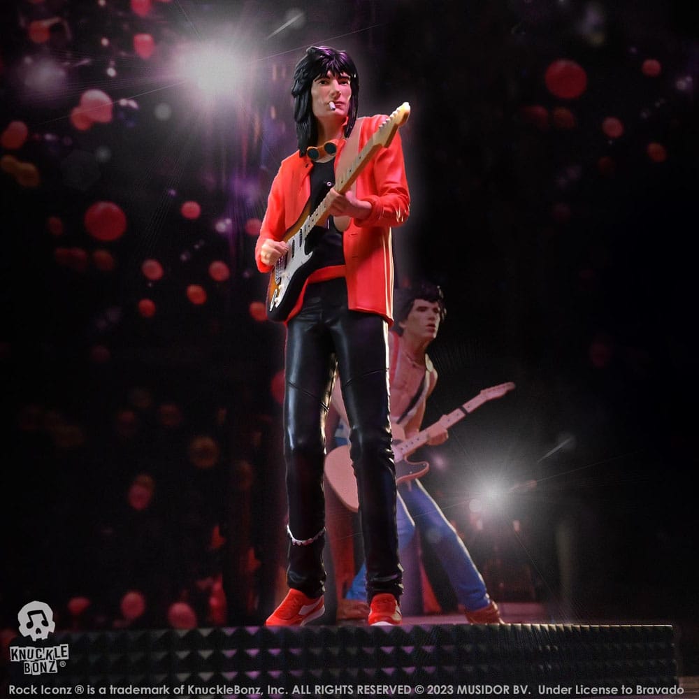 Die Rolling Stones Rock Iconz Statue Ronnie Wood (Tattoo You Tour 1981) 22 cm