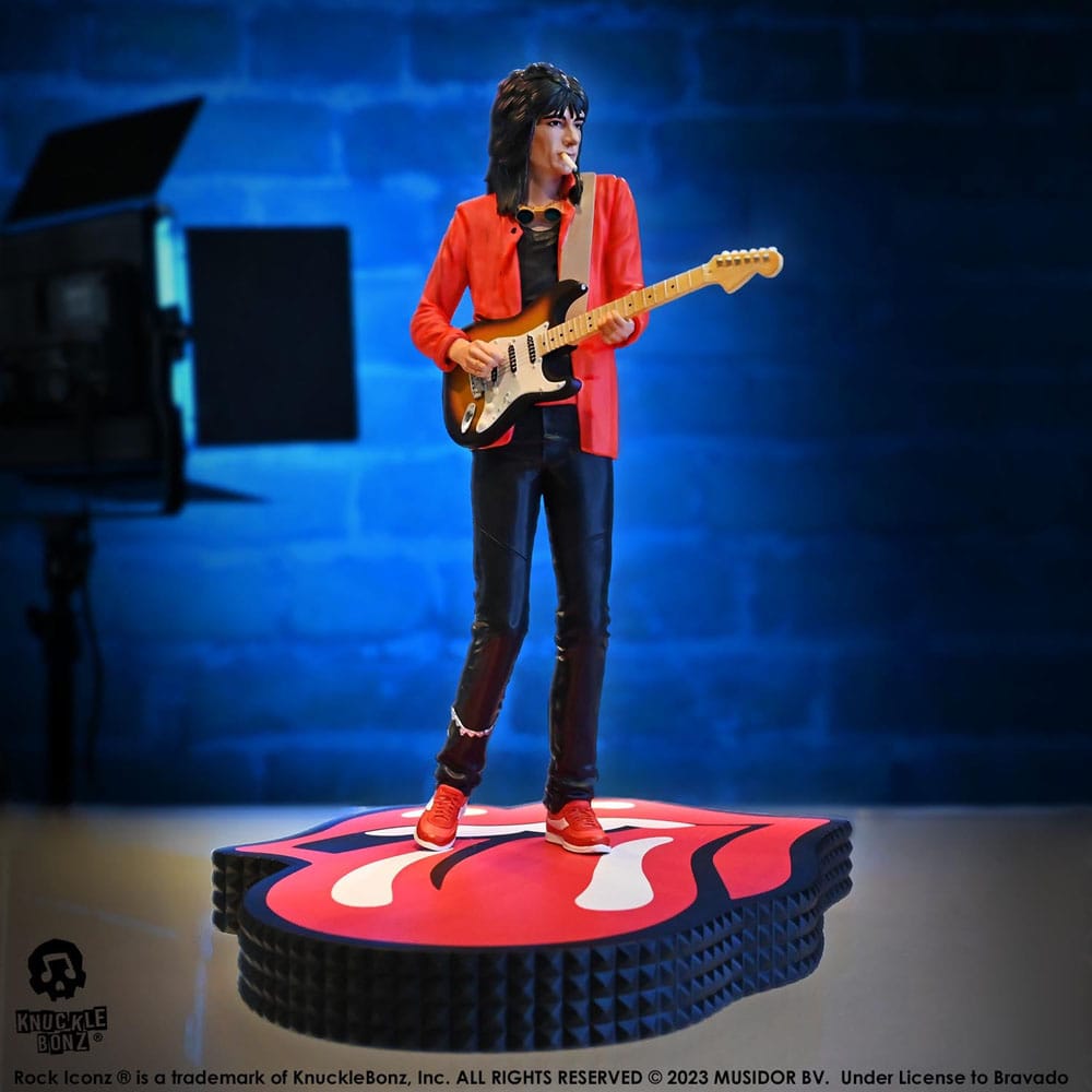 Die Rolling Stones Rock Iconz Statue Ronnie Wood (Tattoo You Tour 1981) 22 cm