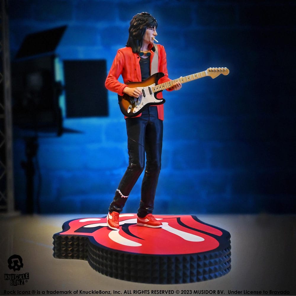 Die Rolling Stones Rock Iconz Statue Ronnie Wood (Tattoo You Tour 1981) 22 cm