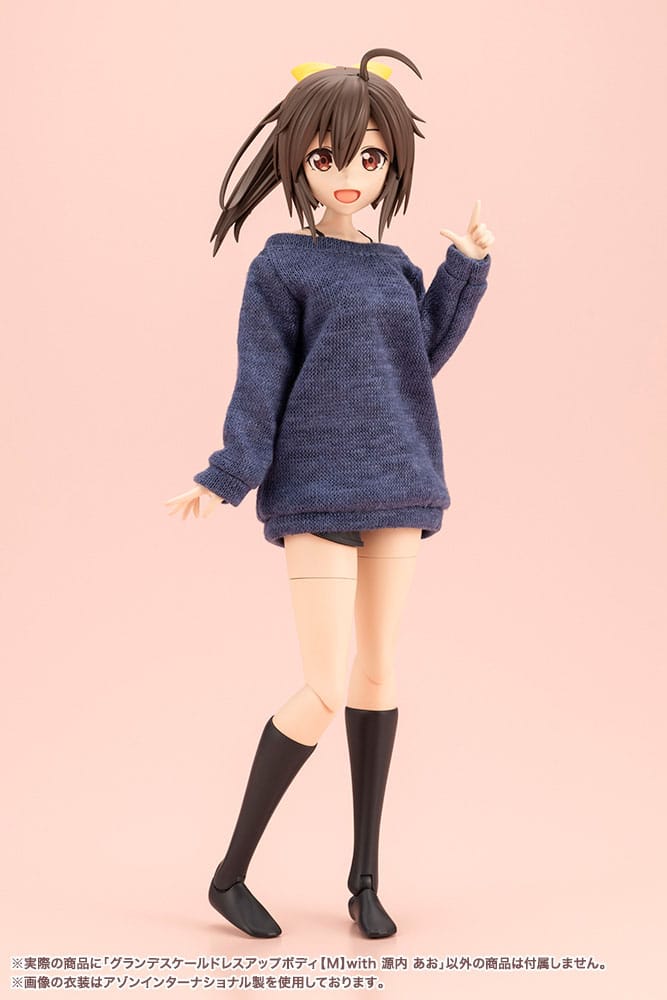 Sousai Shojo Teien Accessory Set for Action Figures Grande Scale Dress Up Body Size M with Ao Gennai