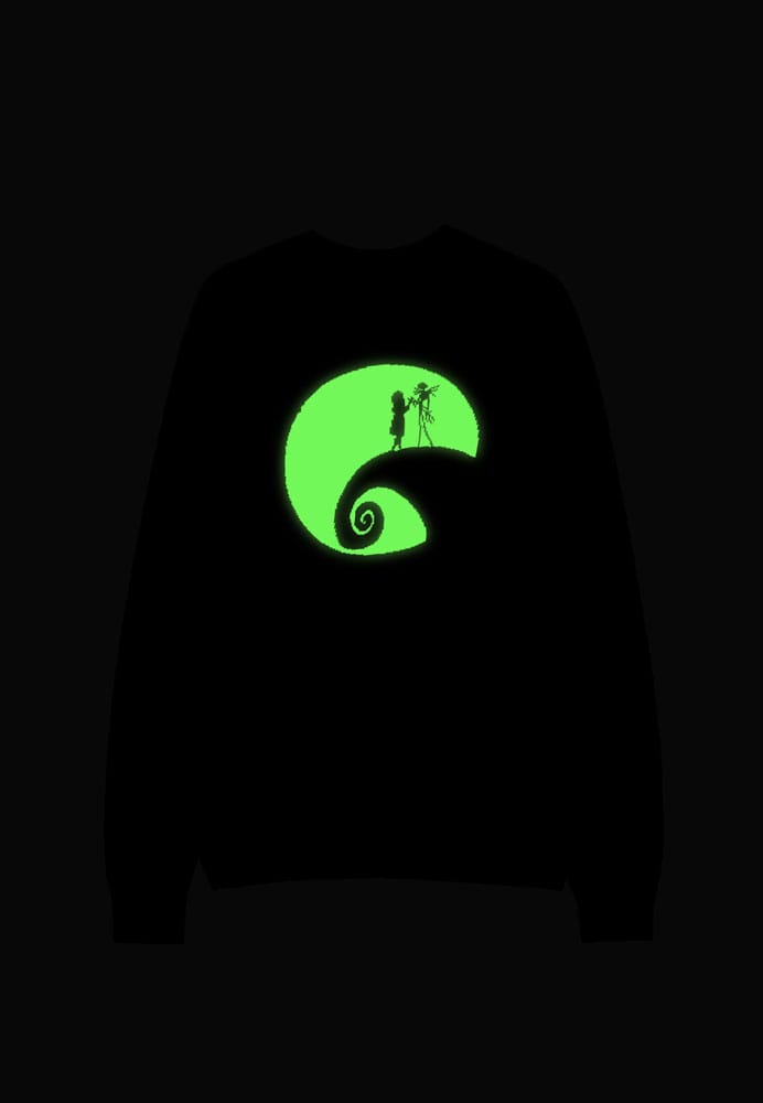 Nightmare Before Christmas Sweater Glow in the Dark (Christmas Jumper) Size L