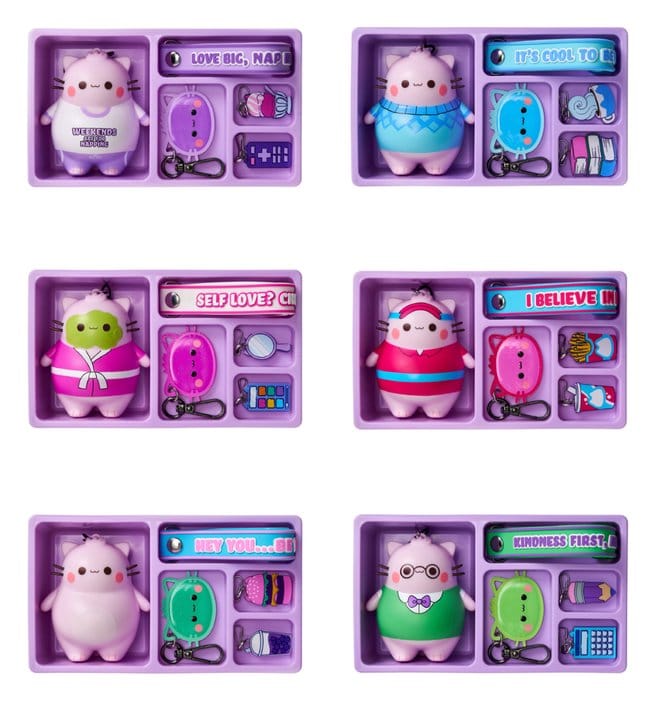 Pink Keyrings Blind Box Bento Box Display 8 cm (8)