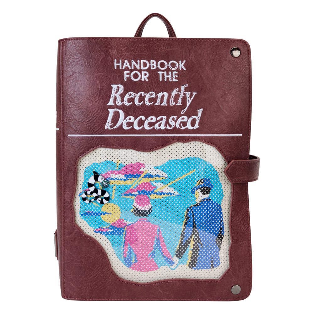 Beetlejuice by Loungefly Backpack Mini Handbook for the recently Deceased Pin Trader