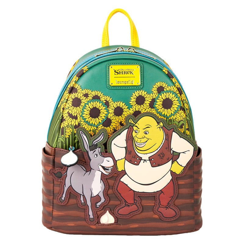 Dreamworks by Loungefly Mini Backpack Shrek & Donkey Sunflower Field