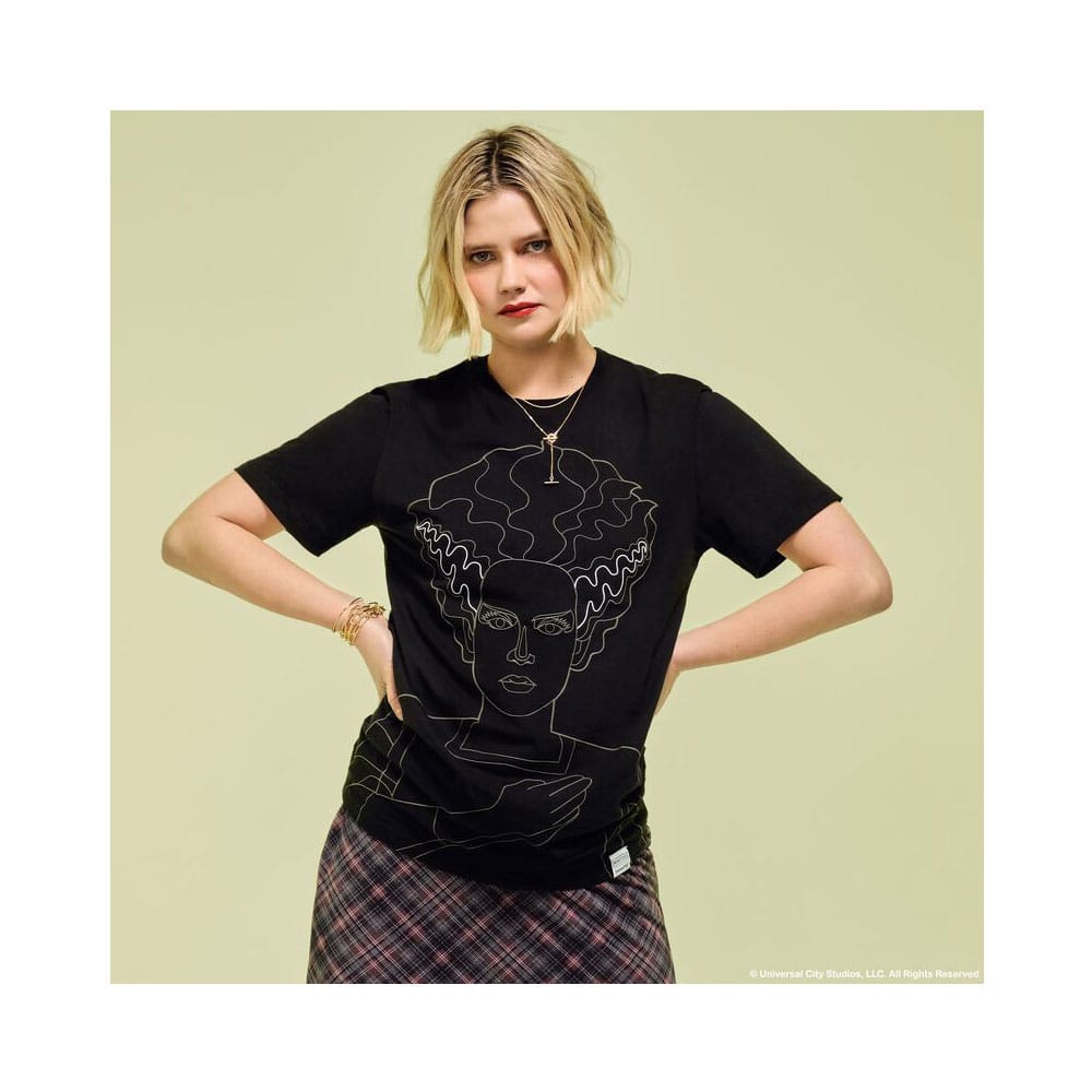 Universal Monsters by Loungefly Tee T-Shirt Unisex Bride of Frankenstein Size S