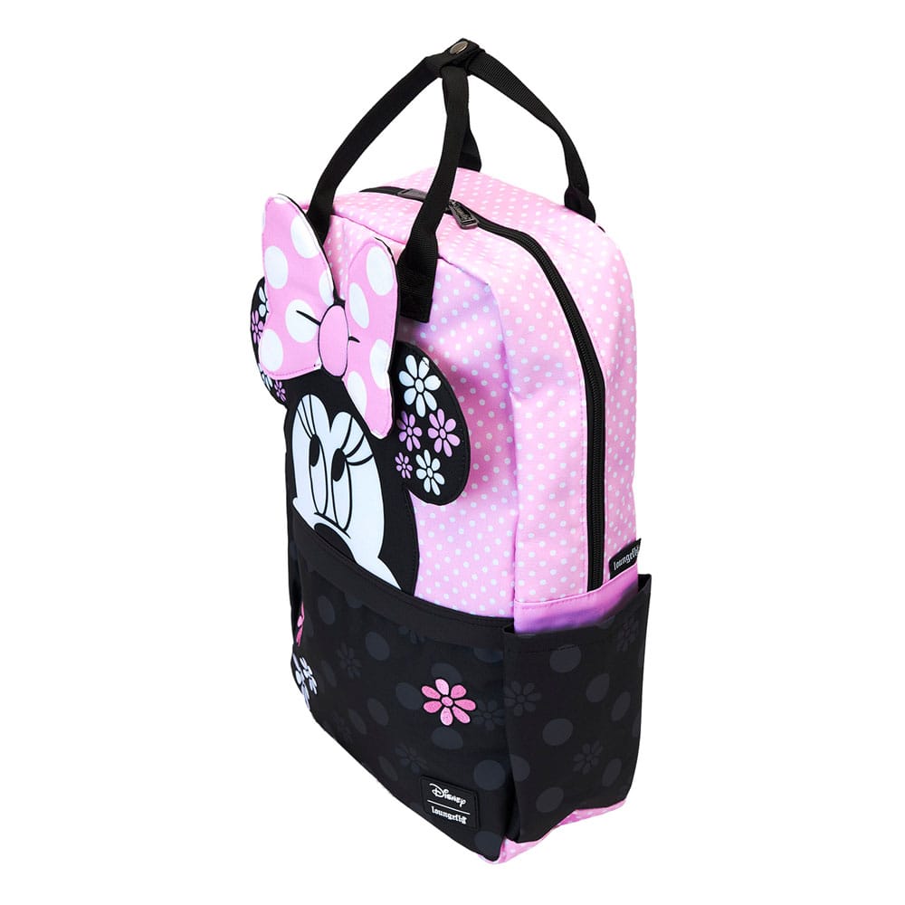 Disney by Loungefly Full-Size Backpack Minnie Floral Rock the Dots