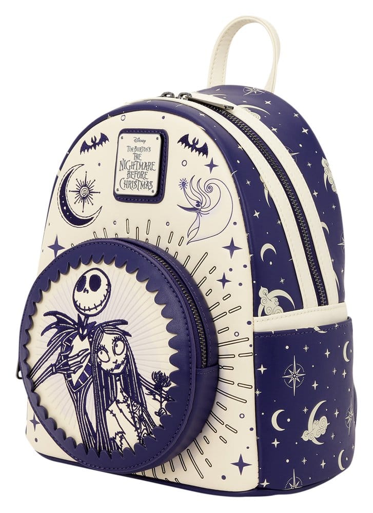 Nightmare before Christmas by Loungefly Mini Backpack Jack Skellington & Sally Night Sky