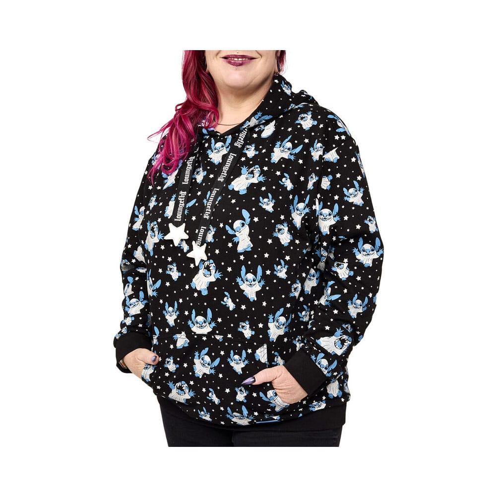Lilo&Stich by Loungefly hooded jacket Ghost  Size XL