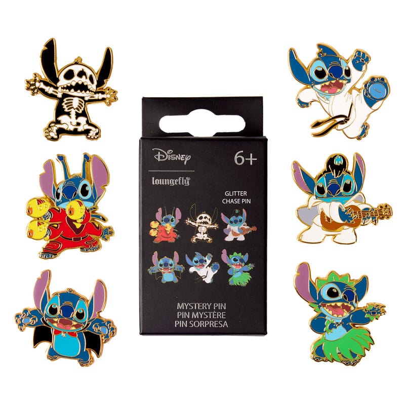 Disney by Loungefly Enamel Pins Blind Box Web Stitch Assortment (12)