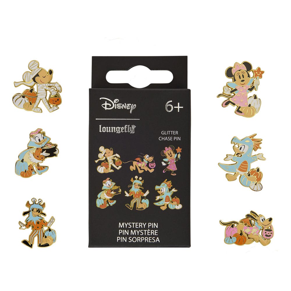 Disney by Loungefly Keychains Mini Backpack Mickey & Friends Halloween Costume Blind Box Assortment (12)