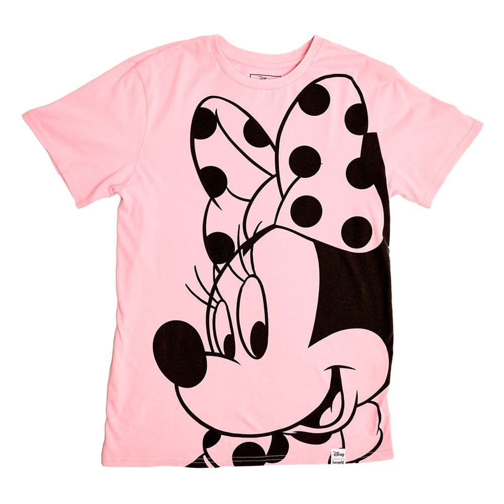 Disney by Loungefly Tee T-Shirt Unisex Minnie Rocks the Dots Florals  Size S