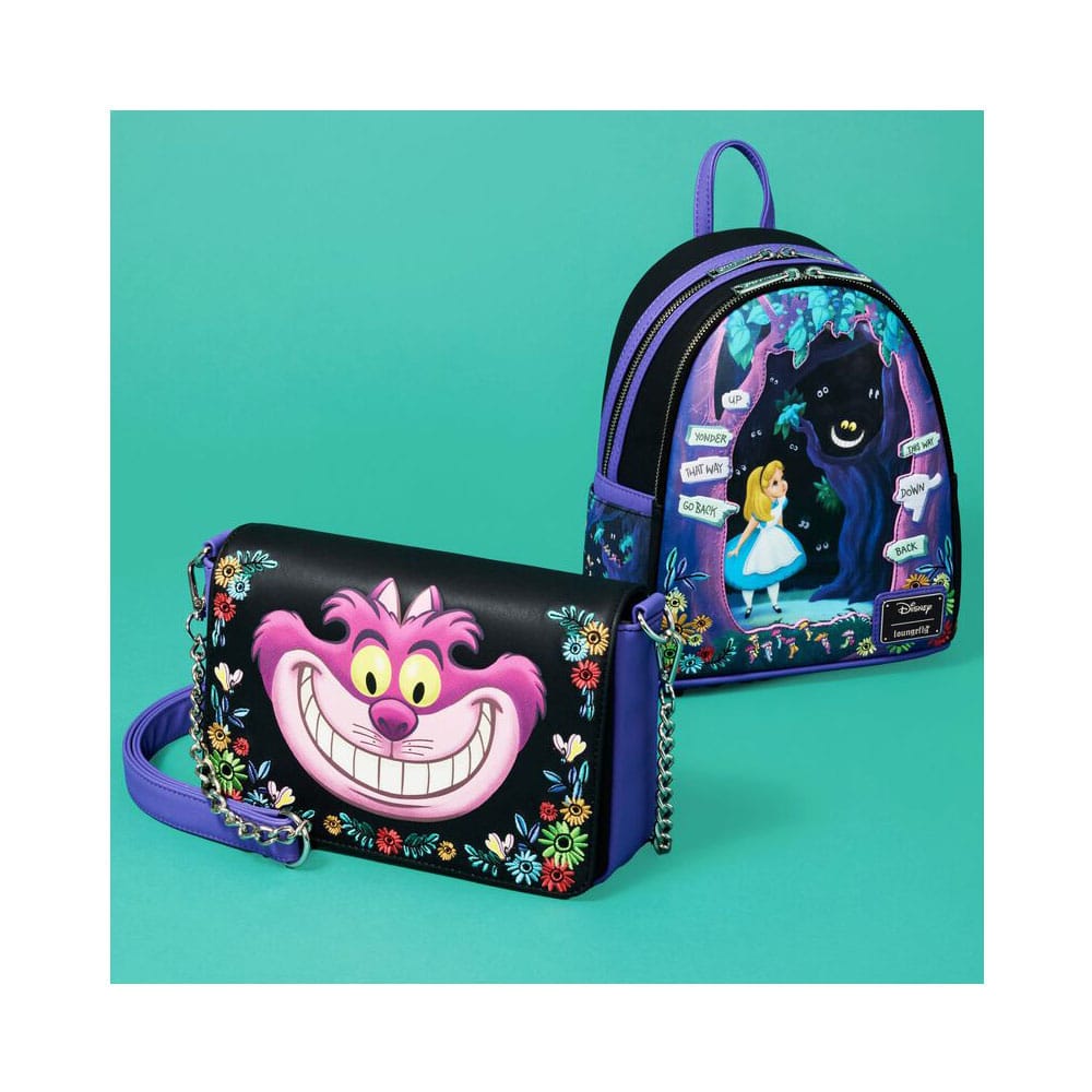 Disney by Loungefly Crossbody Alice in Wonderland Cheshire Cat
