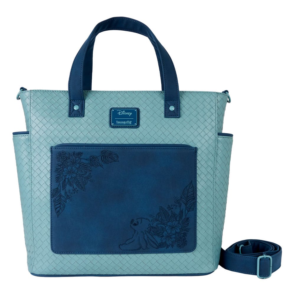 Disney by Loungefly Canvas Tote Bag Convertible Stitch Embroidered
