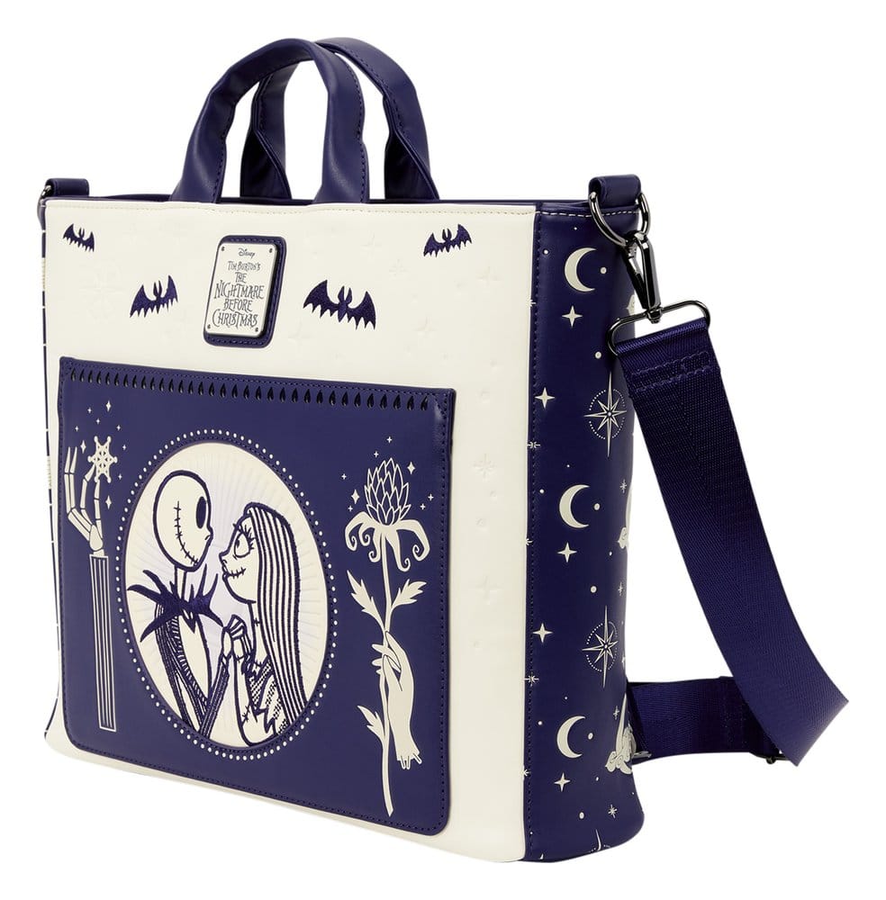 The Nightmare Before Christmas by Loungefly Backpack and Tote Bag Jack Skellington & Sally Night Sky